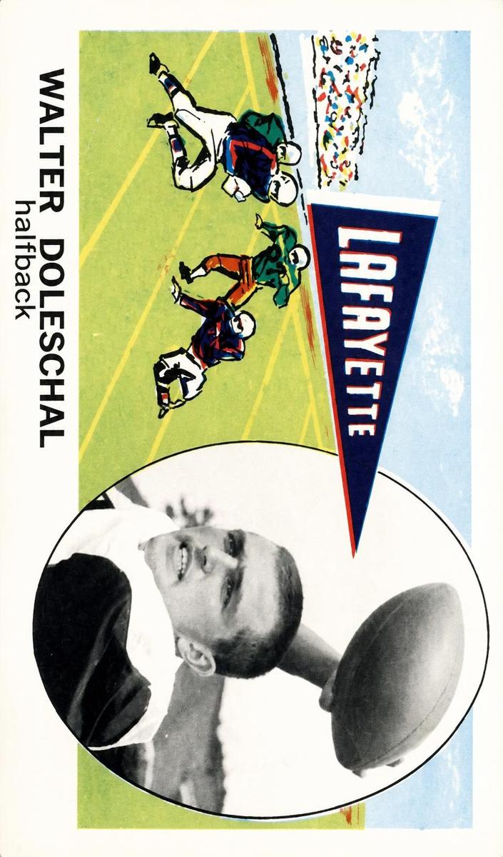 1961 NU-Cards Football Walter Doleschal #140
