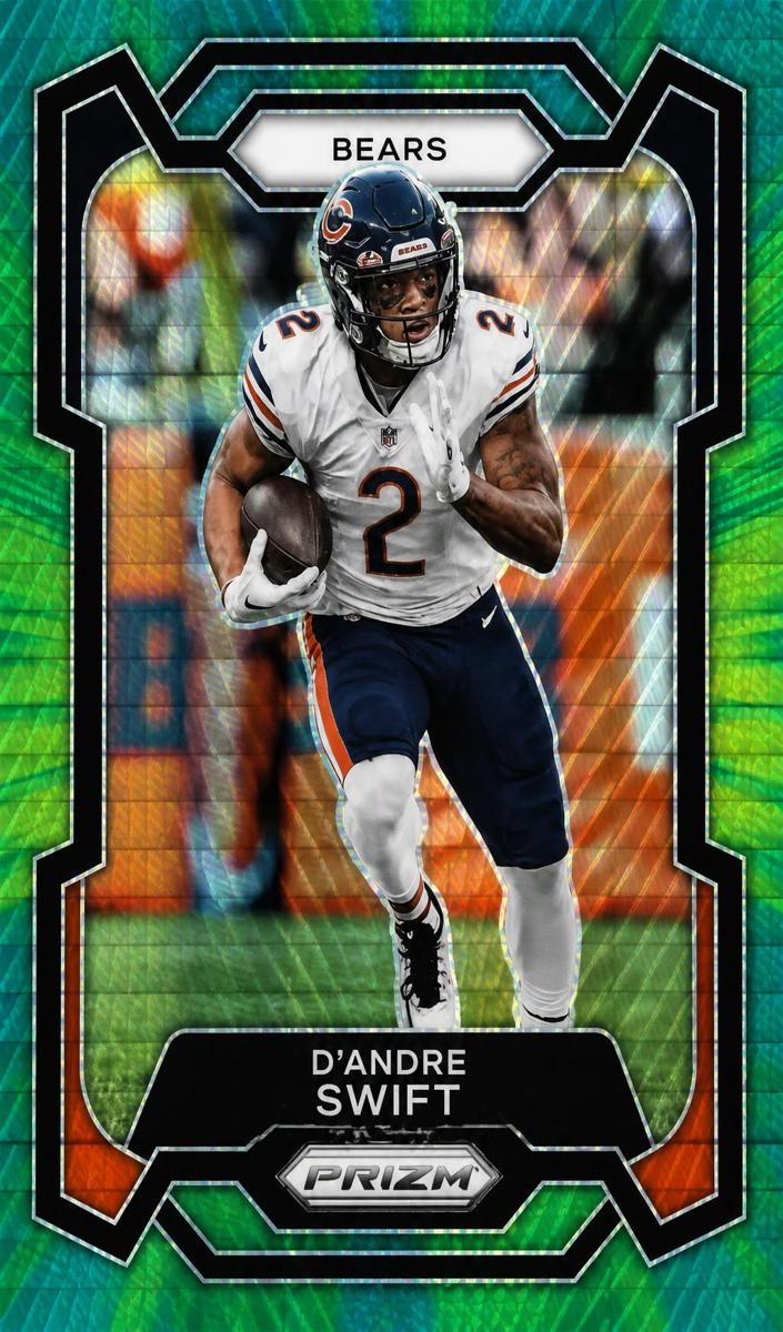 2023 Panini Prizm Football Hyper DJ Moore #47