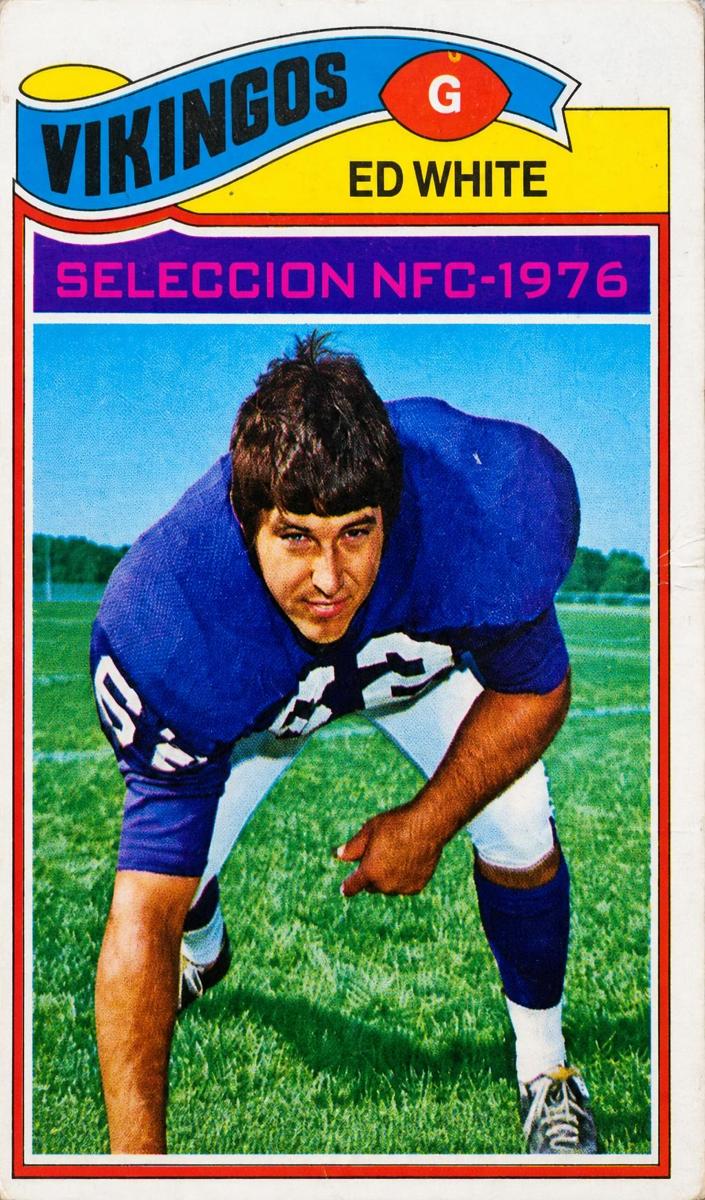 1977 Topps Mexican Football Ed White #30