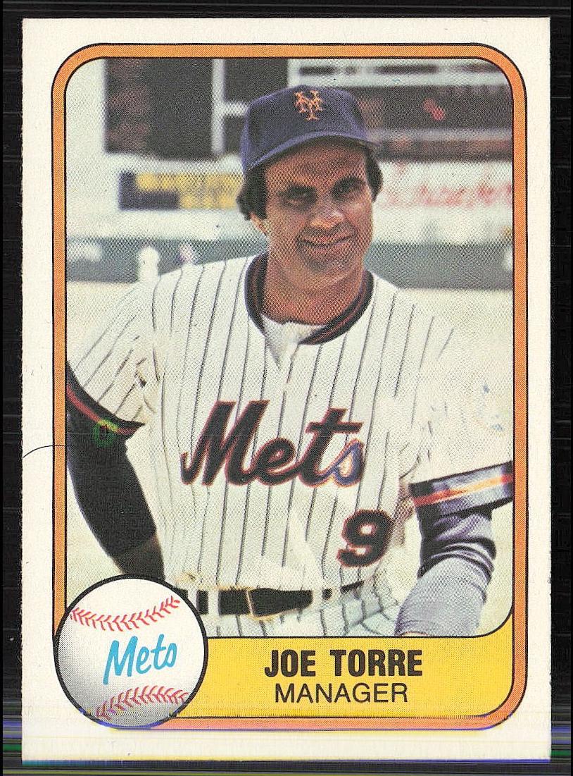 1981 Fleer Baseball Joe Torre #325 PSA 9