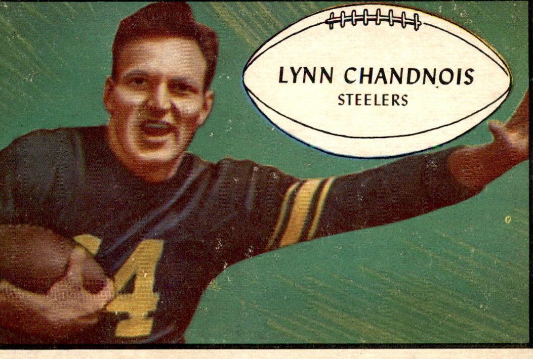 1953 Bowman Football Lynn Chandnois #76