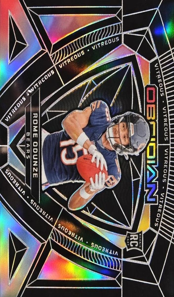 2024 Panini Obsidian Football Rome Odunze #9 BGS 10