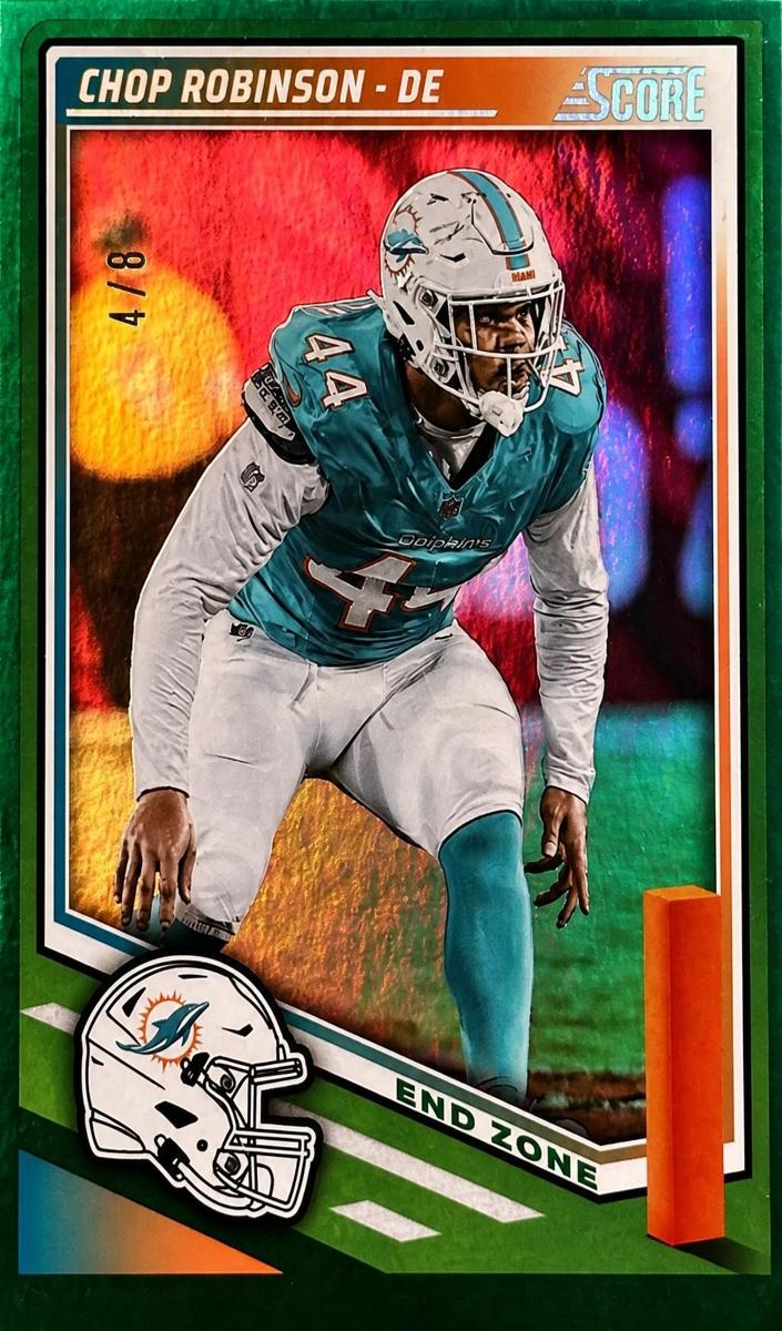 2025 Panini Score Football End Zone Chop Robinson #167