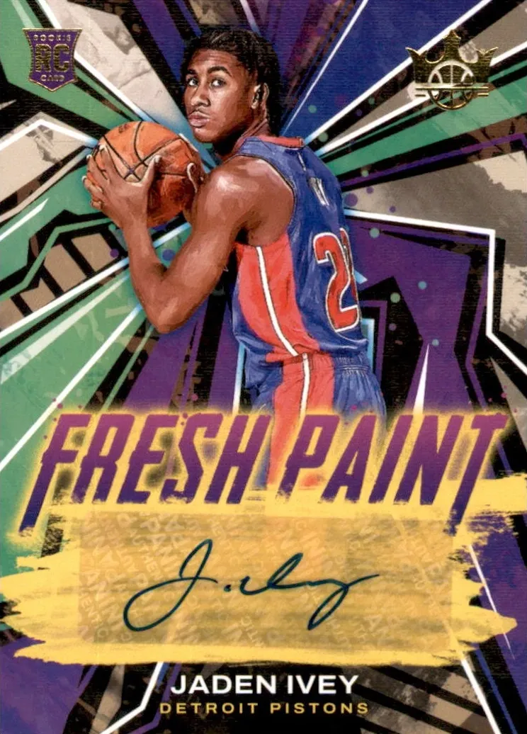 2022 Panini Court Kings Basketball Jaden Ivey #FP-JID PSA 9