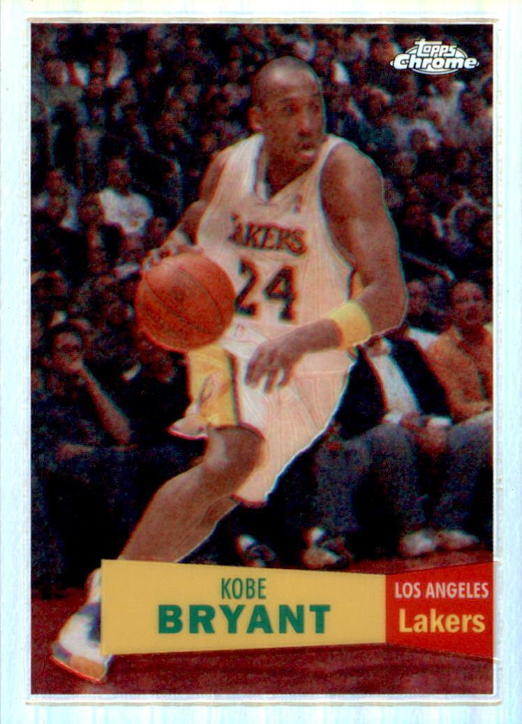 2007 Topps Chrome Basketball Refractor Kobe Bryant #24 PSA 8