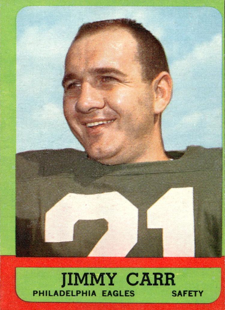 1963 Topps Football Jimmy Carr #120