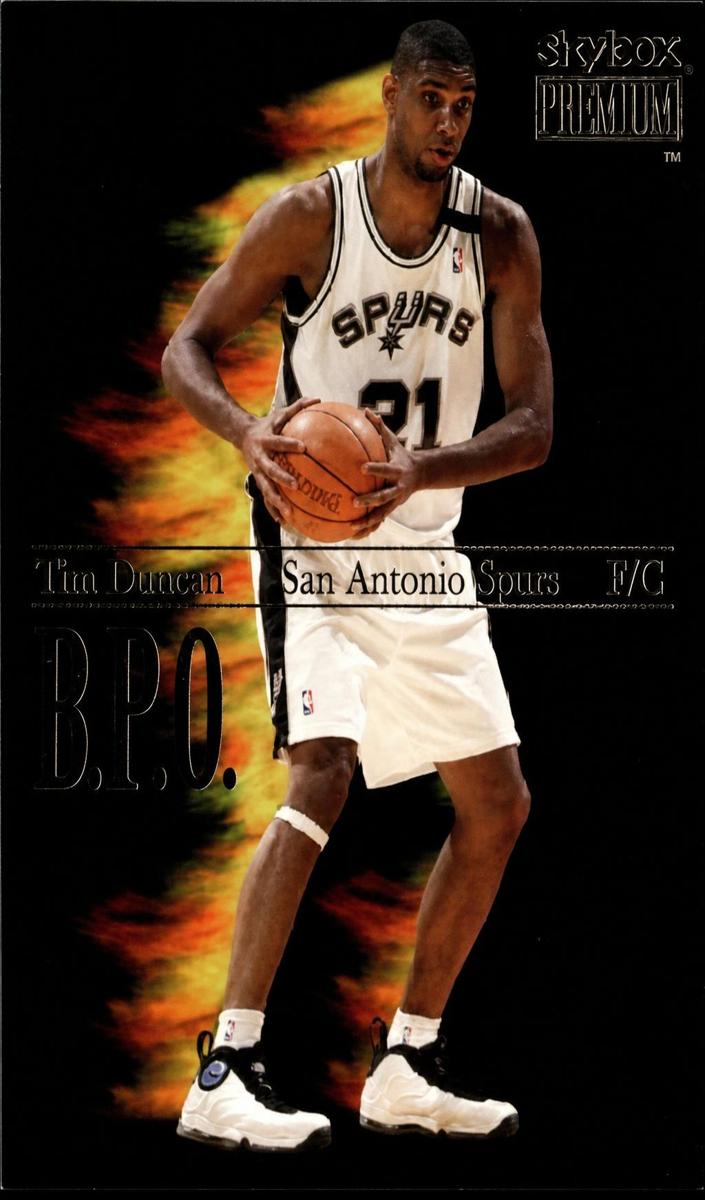 1999 Skybox Premium Basketball Tim Duncan #56