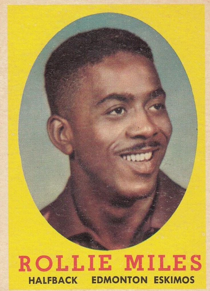 1958 Topps CFL Football Rollie Miles #57
