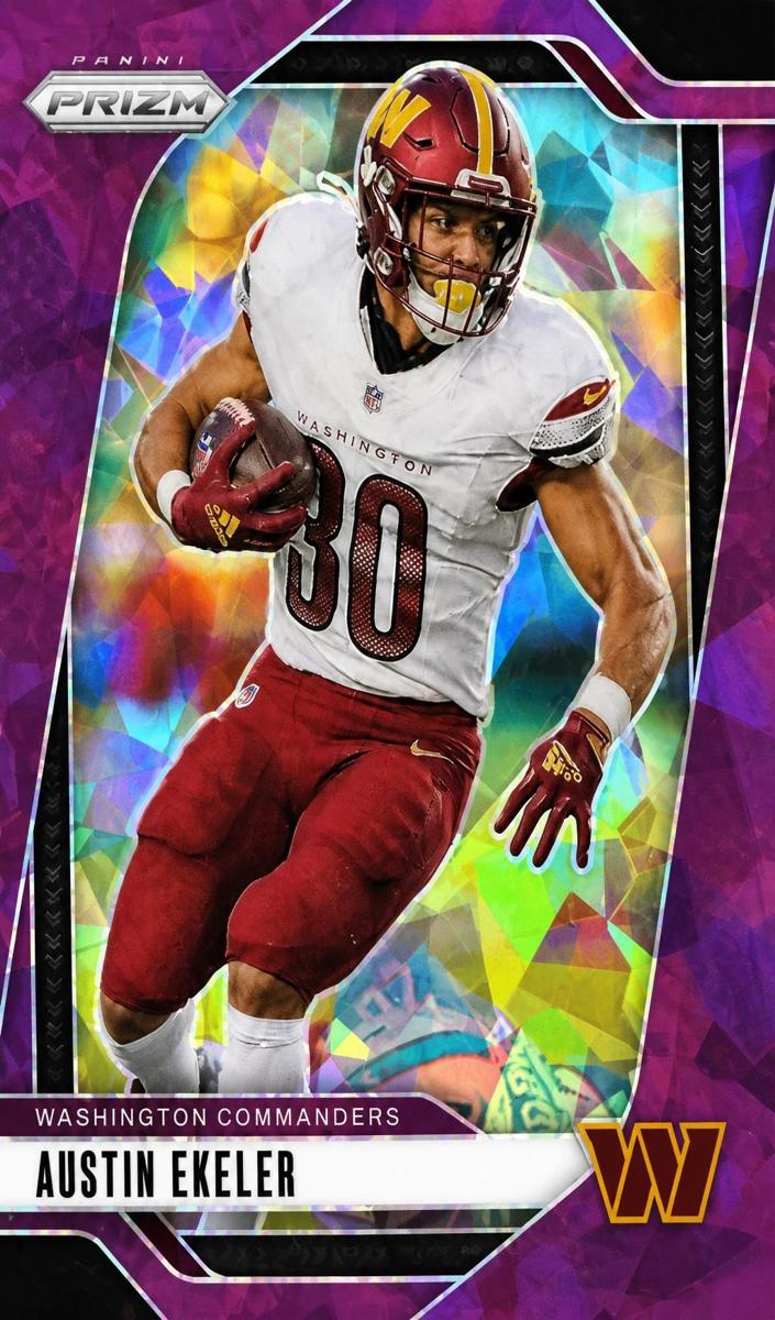 2024 Panini Prizm Football Purple Ice Austin Ekeler #287