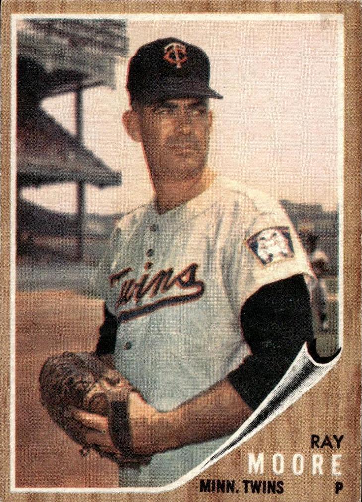 1962 Topps Baseball Ray Moore #437