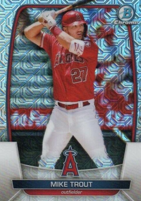 2023 Bowman Chrome Baseball Mike Trout #89