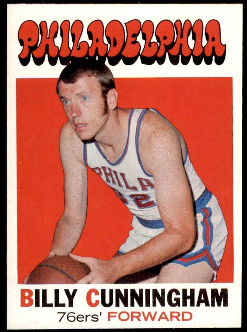1971 Topps Basketball Billy Cunningham #79 PSA 7.5
