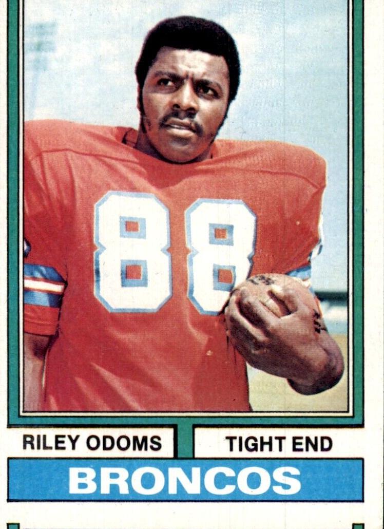 1974 Topps Football Riley Odoms #89 PSA 5