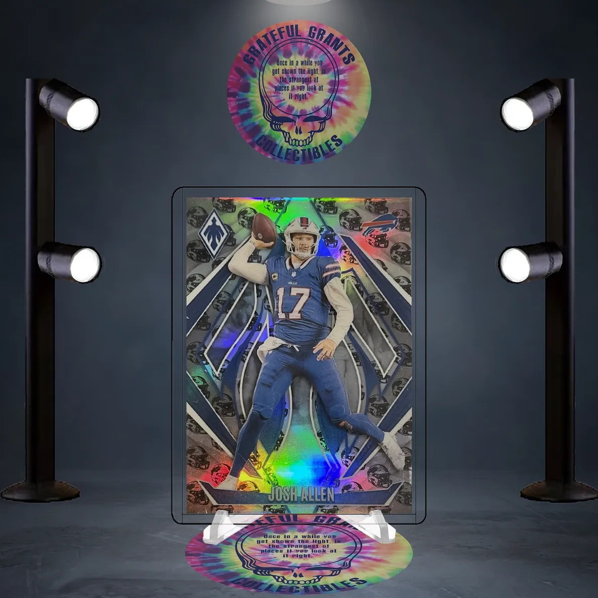 2024 Panini Phoenix Football Team Helmet Josh Allen #86 PSA 10