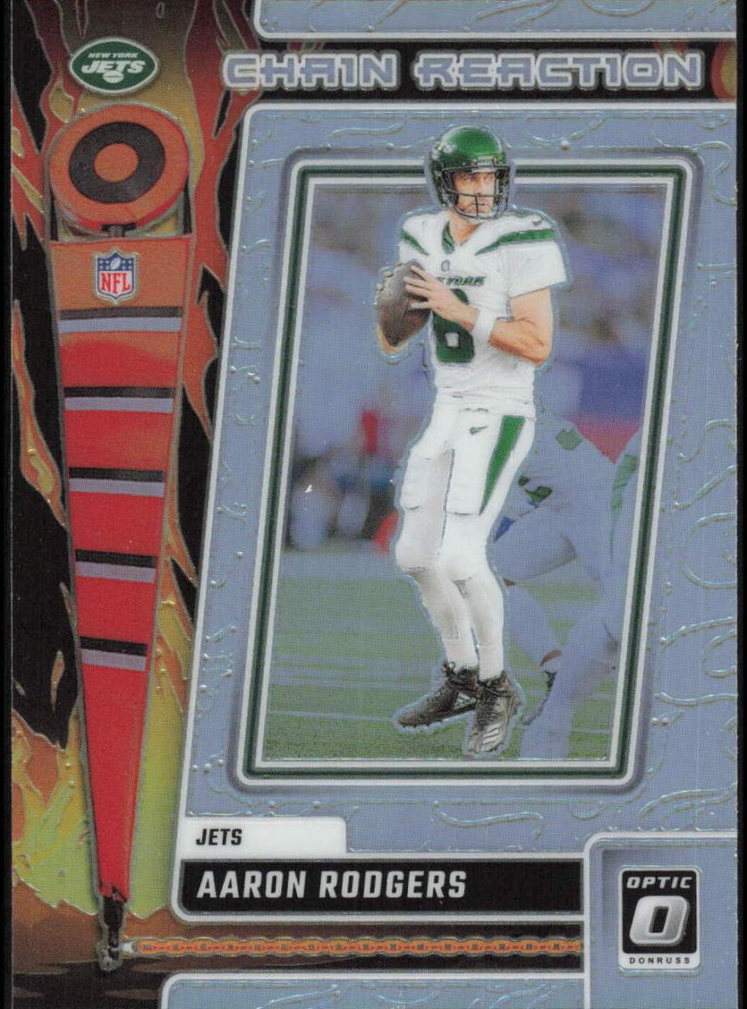 2023 Donruss Optic Football Aaron Rodgers #CR-AR PSA 9