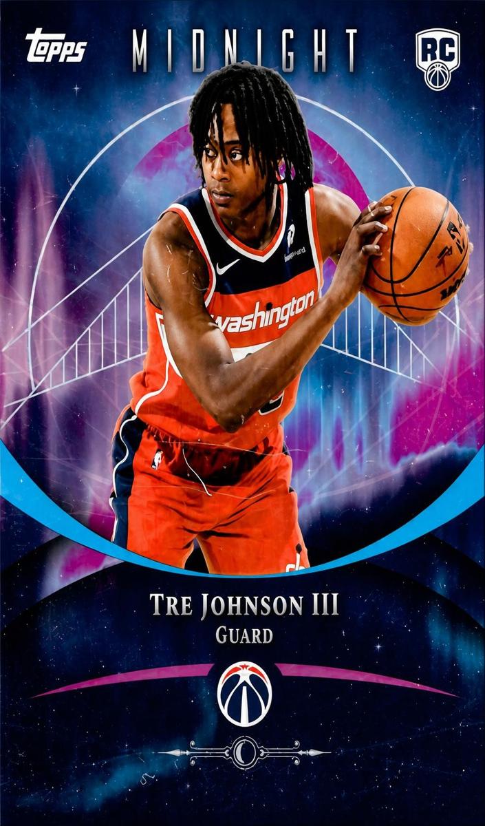 2025 Topps Midnight Basketball Zodiac Tre Johnson III #66