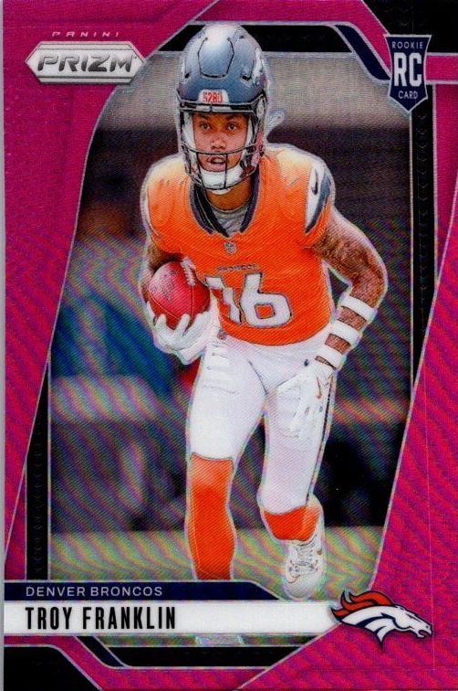 2024 Panini Prizm Football Pink Troy Franklin #393
