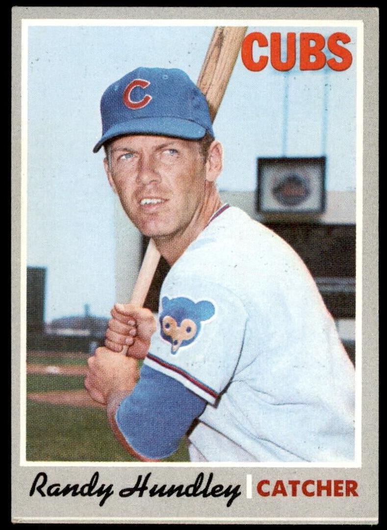 1970 Topps Baseball Randy Hundley #265 PSA 8.5