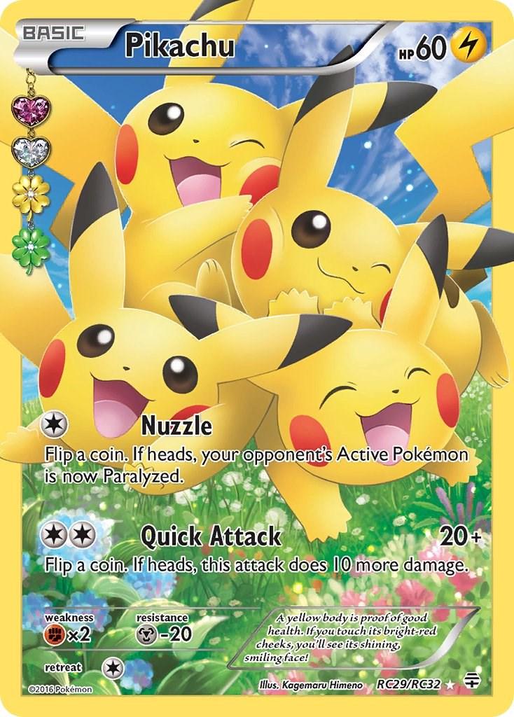 2016 Pokemon XY Generations Pikachu #RC29 PSA 10