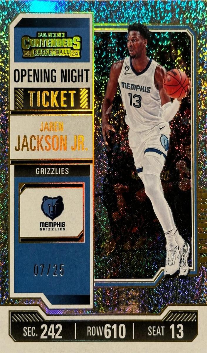 2023 Panini Contenders Basketball Opening Night Ticket FOTL Jaren Jackson Jr. #93