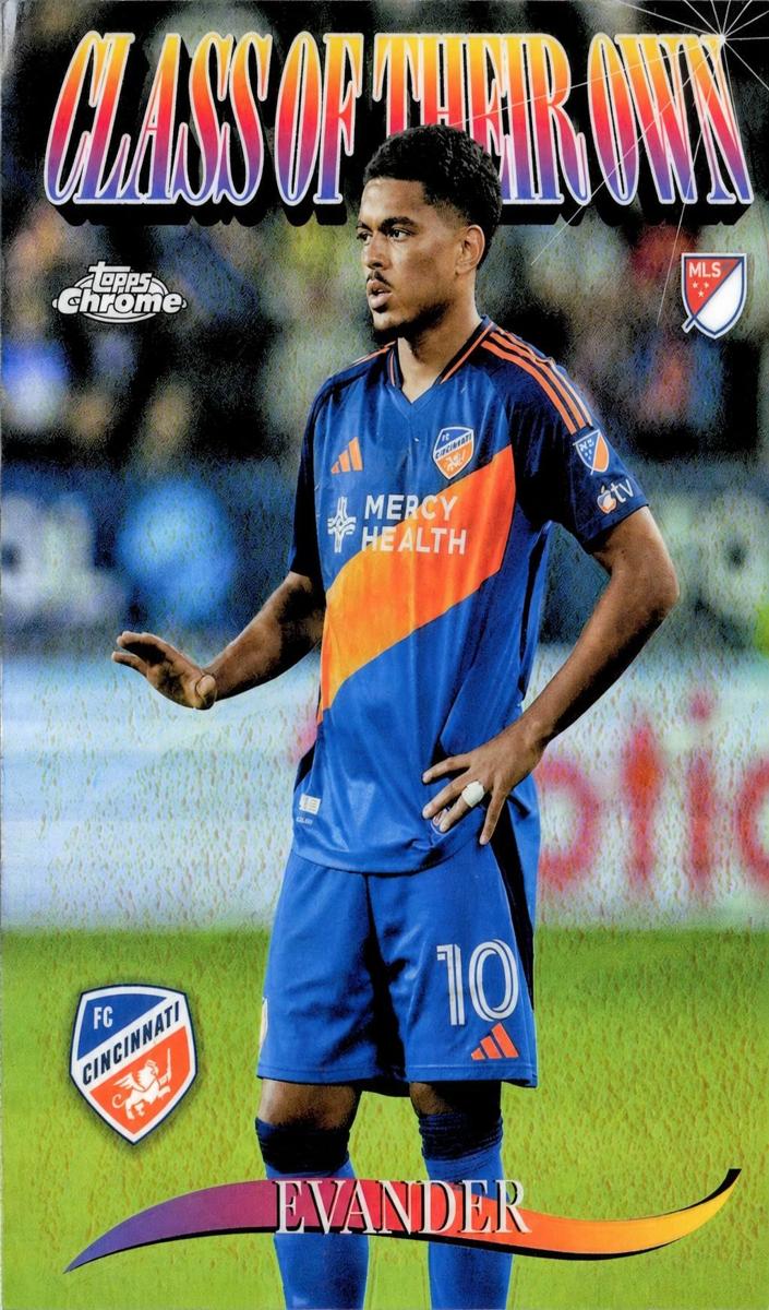 2025 Topps Chrome MLS Soccer Evander #CO-13