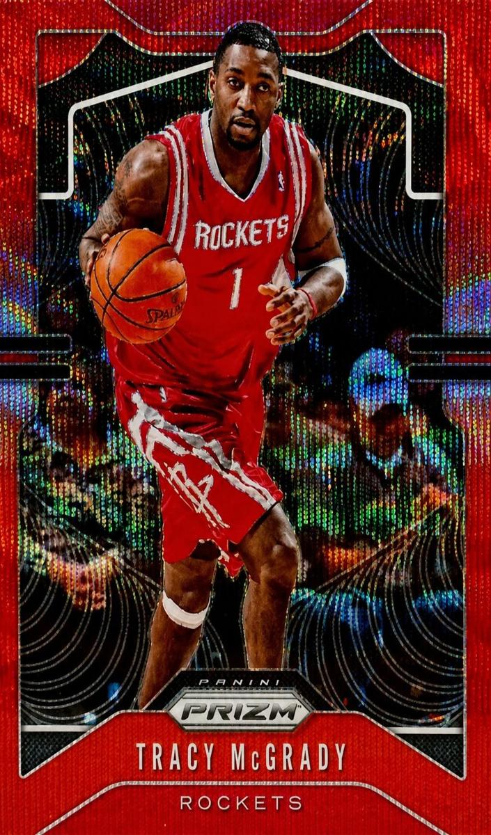 2019 Panini Prizm Basketball Ruby Wave Tracy McGrady #26