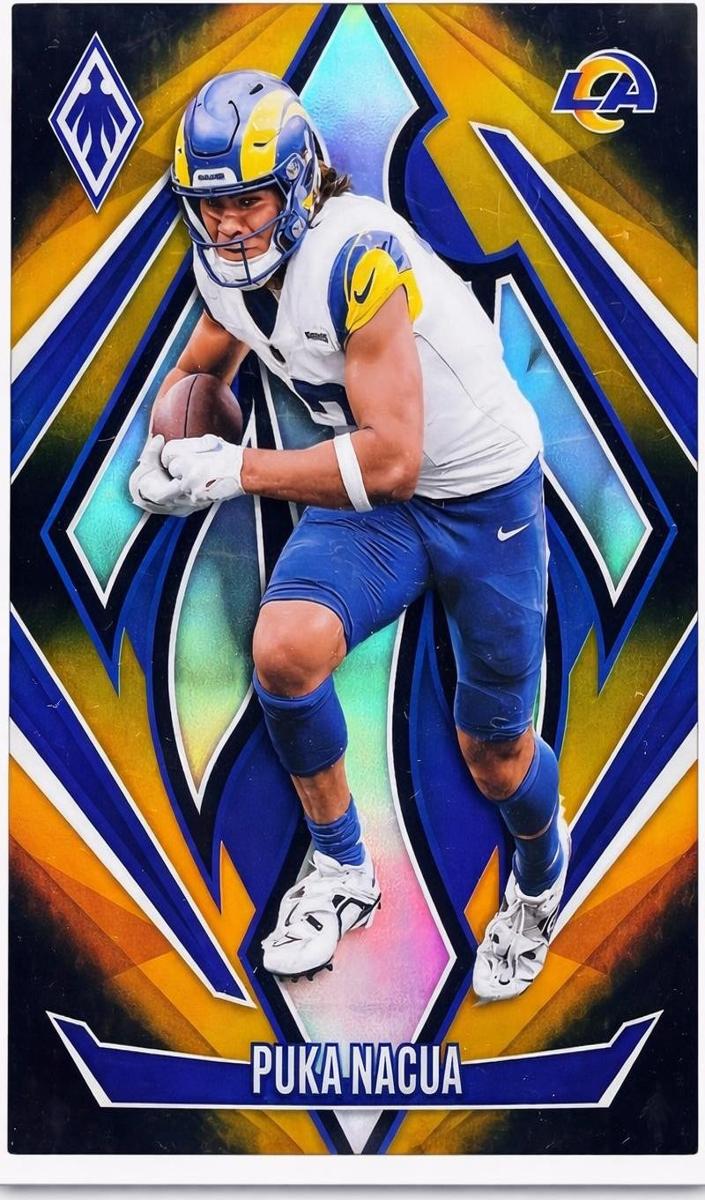 2024 Panini Phoenix Football Gold Fade Puka Nacua #118