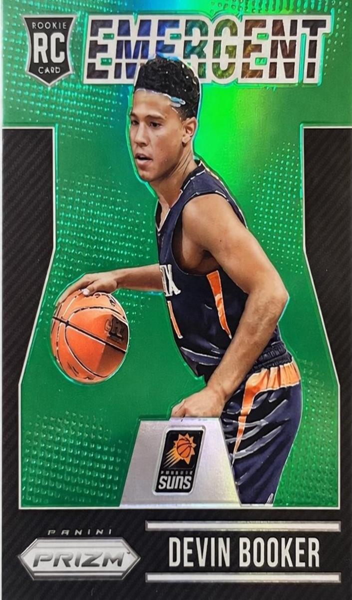 2015 Panini Prizm Basketball Green Devin Booker #6 PSA 9