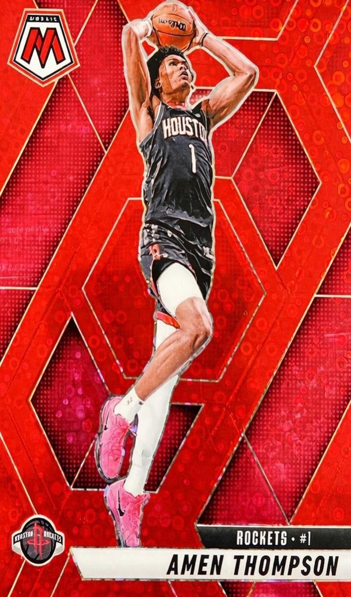 2024 Panini Mosaic Basketball Fast Break Red Amen Thompson #10