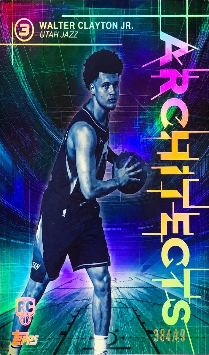 2025 Topps Three Basketball Walter Clayton Jr. #AR-9