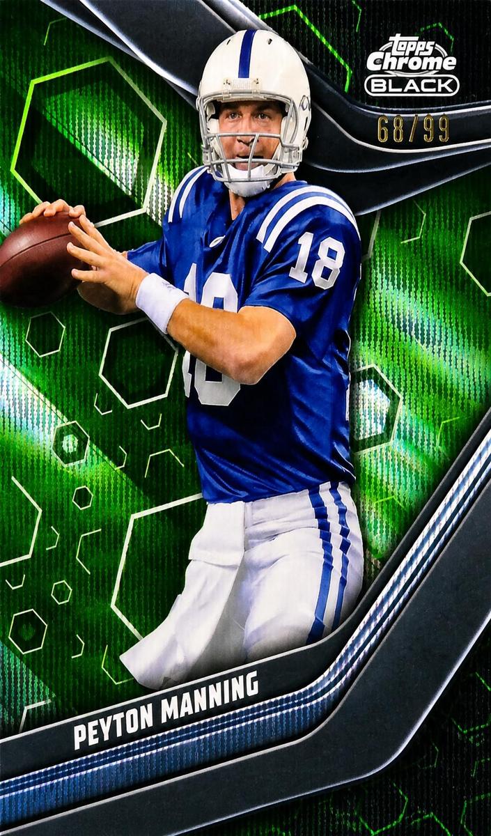2023 Topps Composite Football Green Refractor Peyton Manning #123