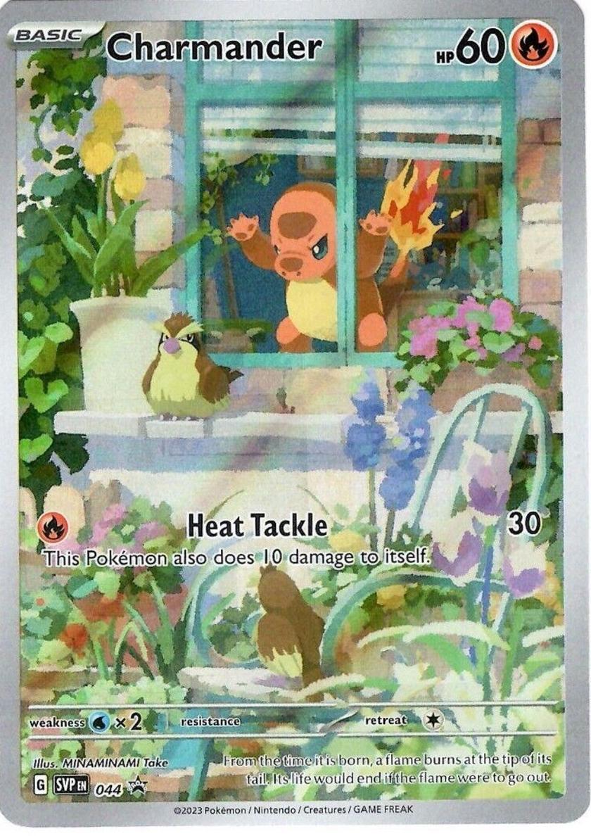 2023 Pokemon Scarlet & Violet Black Star Promos Charmander #44 RAW Ungraded