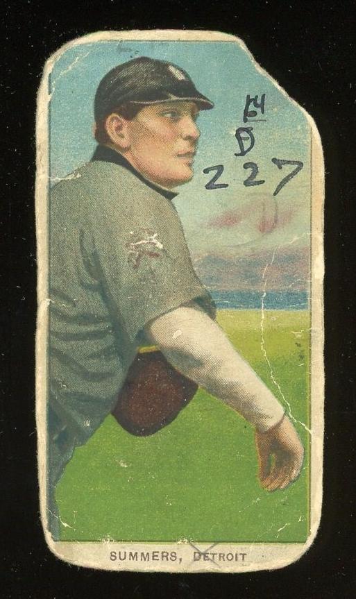 1909-11 T206 Baseball Ed Summers #NNO SGC 3