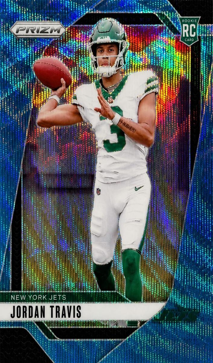 2024 Panini Prizm Football Blue Wave Jordan Travis #359