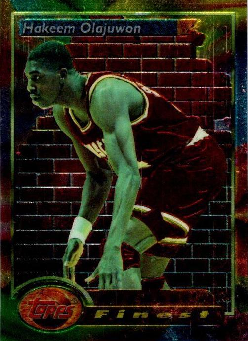 1993 Topps Finest Basketball Hakeem Olajuwon #115 PSA 10