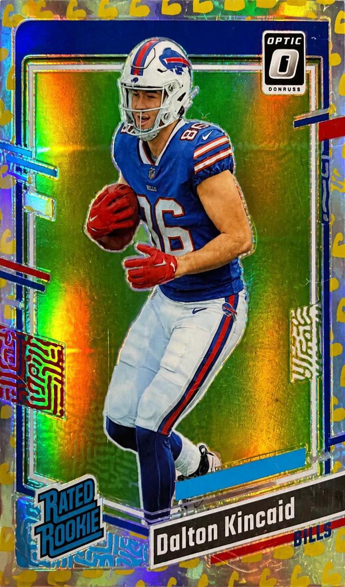 2023 Donruss Optic Football Flex Dalton Kincaid #211 PSA 10