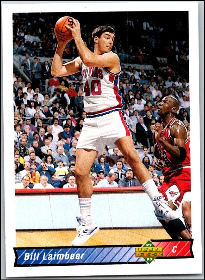 1992 Upper Deck Basketball Bill Laimbeer #223