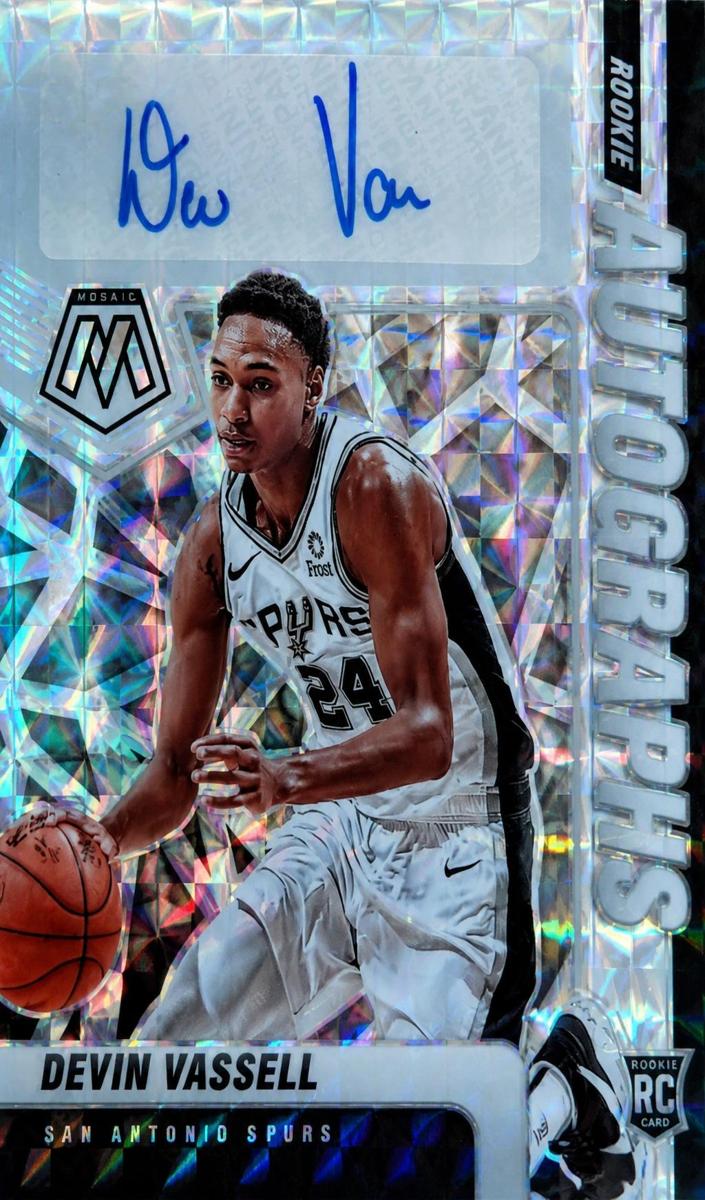 2020 Panini Mosaic Basketball Devin Vassell #RA-DVA