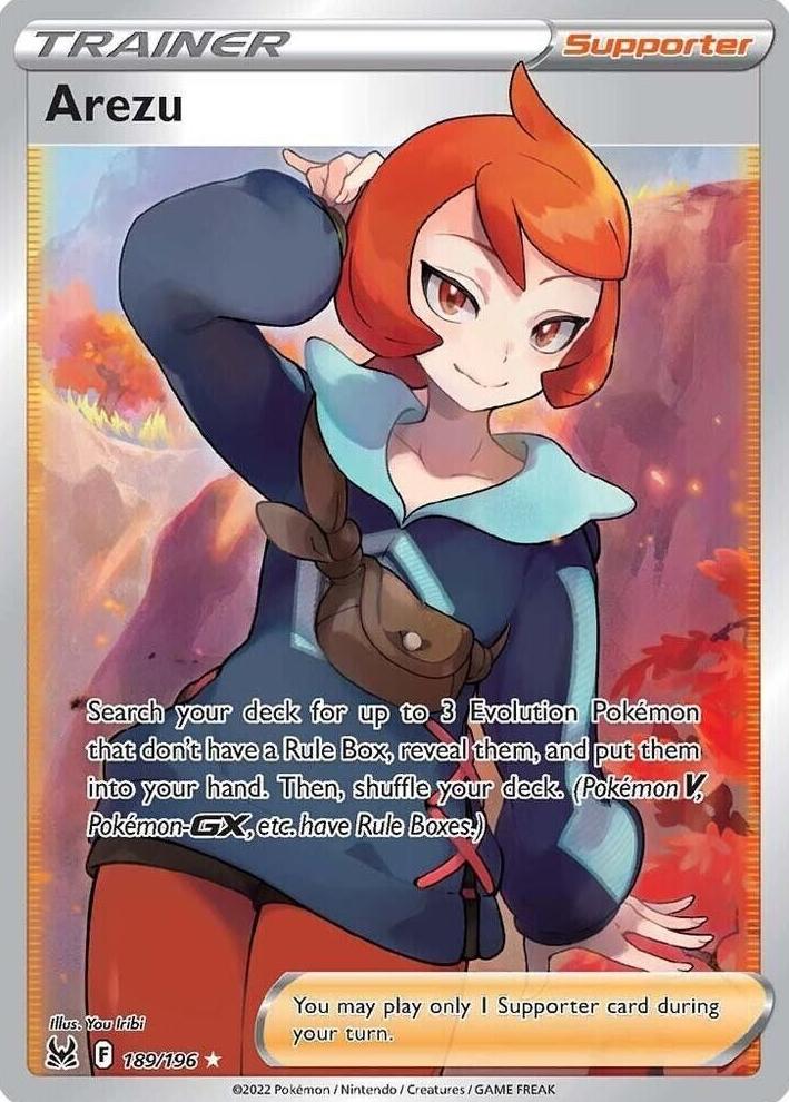 2022 Pokemon Lost Origin Full Art Arezu #189