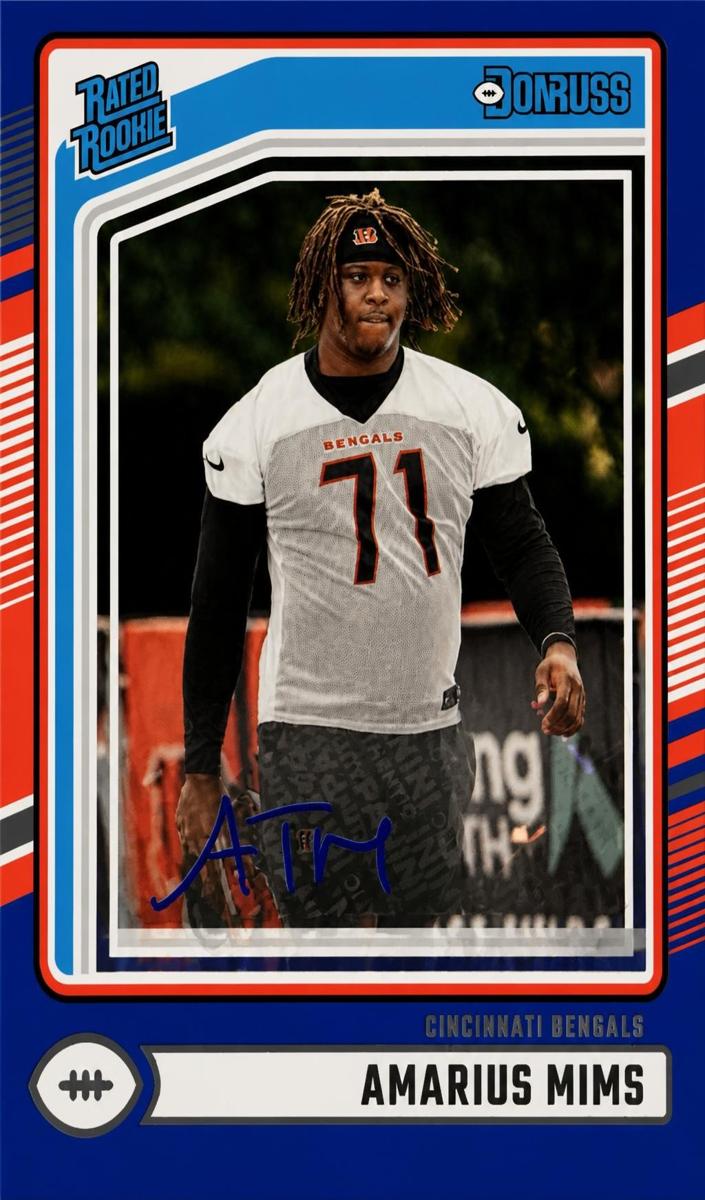 2024 Panini Donruss Football Blue Amarius Mims #350
