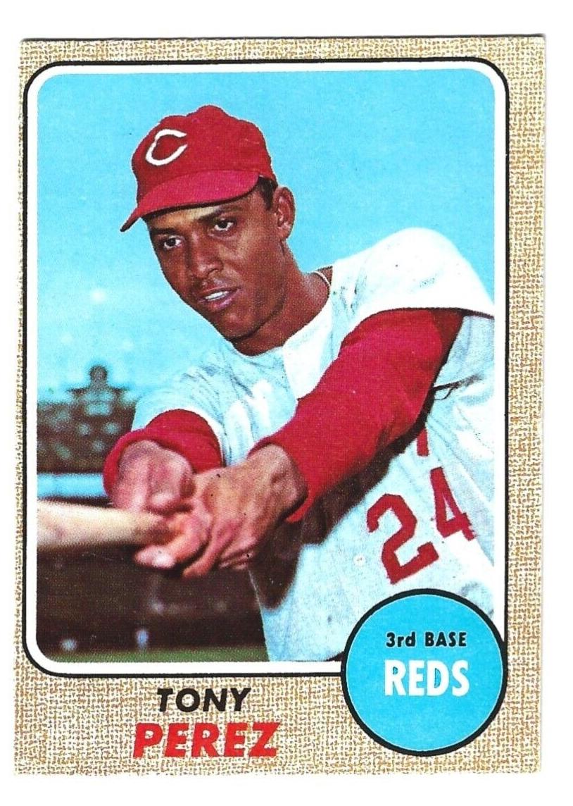 1968 Topps Baseball Tony Perez #130 PSA 7