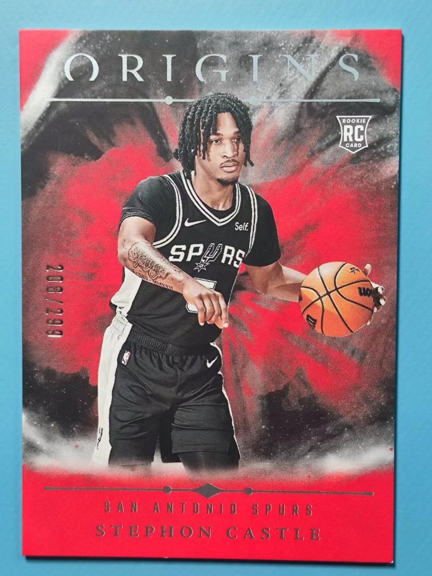 2024 Panini Origins Basketball Red Stephon Castle #75 PSA 8.5