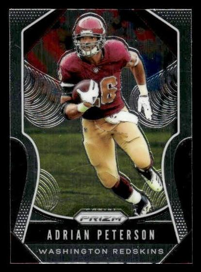 2019 Panini Prizm Football Adrian Peterson #64 PSA 9