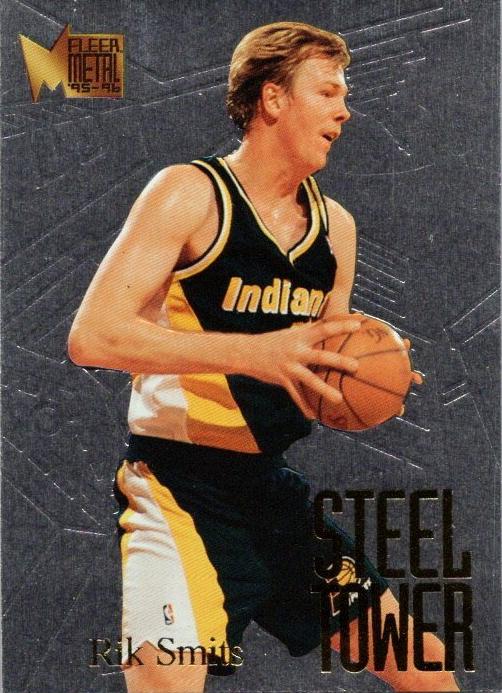 1995 Fleer Metal Basketball Rik Smits #9