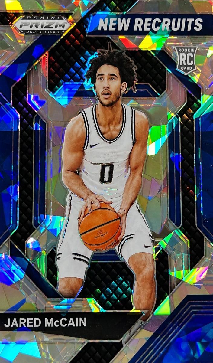 2024 Panini Prizm Draft Picks Basketball Ice Jared McCain #8 PSA 10