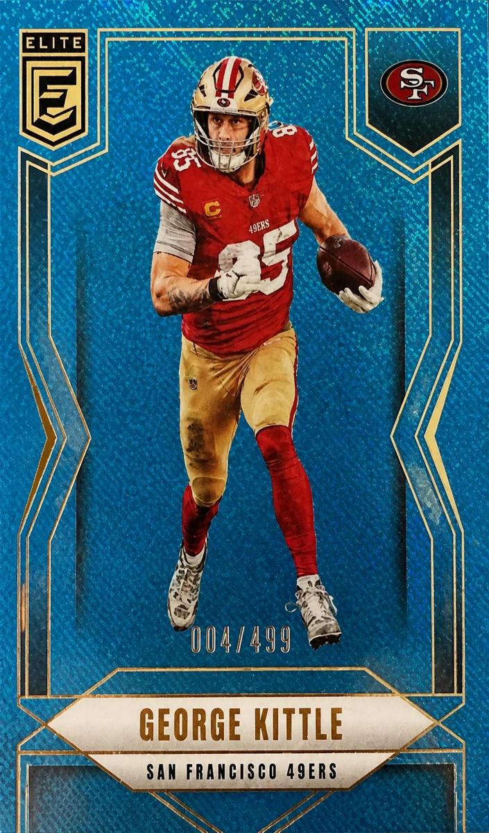 2025 Donruss Elite Football Status Sparkle George Kittle #16