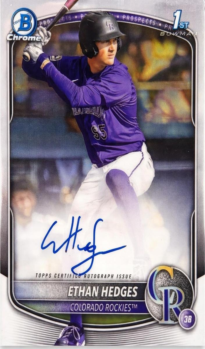 2025 Bowman Draft Chrome Baseball Ethan Hedges #CPA-EHE
