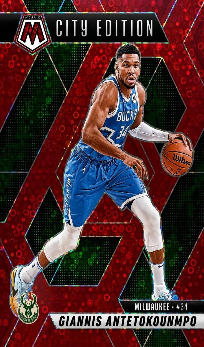 2024 Panini Mosaic Basketball Fast Break Red Giannis Antetokounmpo #282