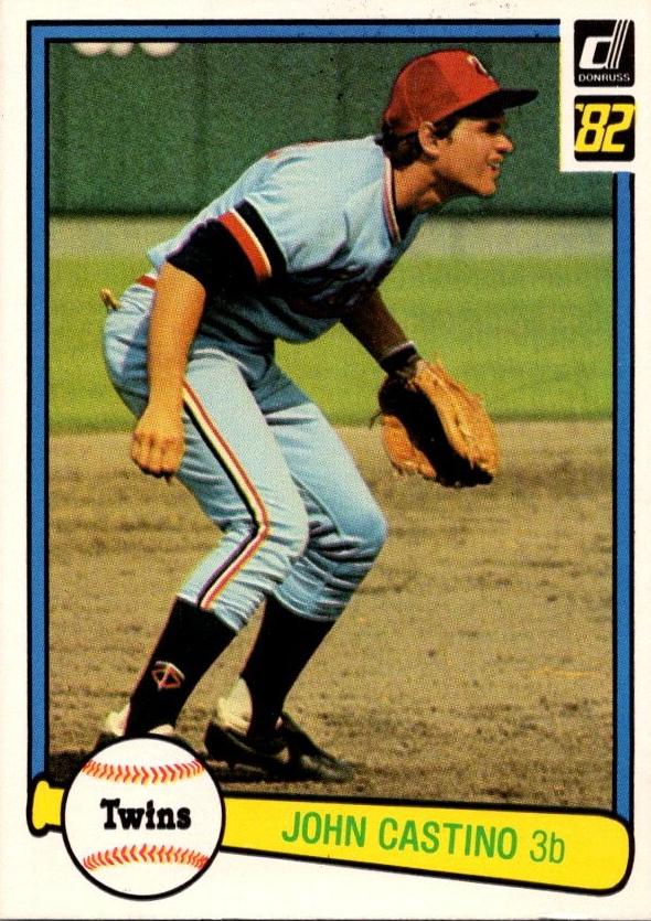 1982 Donruss Baseball John Castino #256