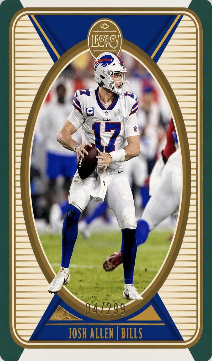 2022 Panini Legacy Football Green Josh Allen #9